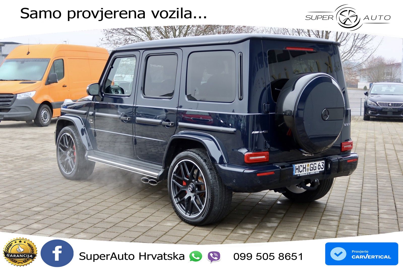 Mercedes AMG G 63 Long V8 (585 KS) 4MATIC 9G-TRONIC AMG SPEEDSHIFT TCT LED+GR SJED+ACC