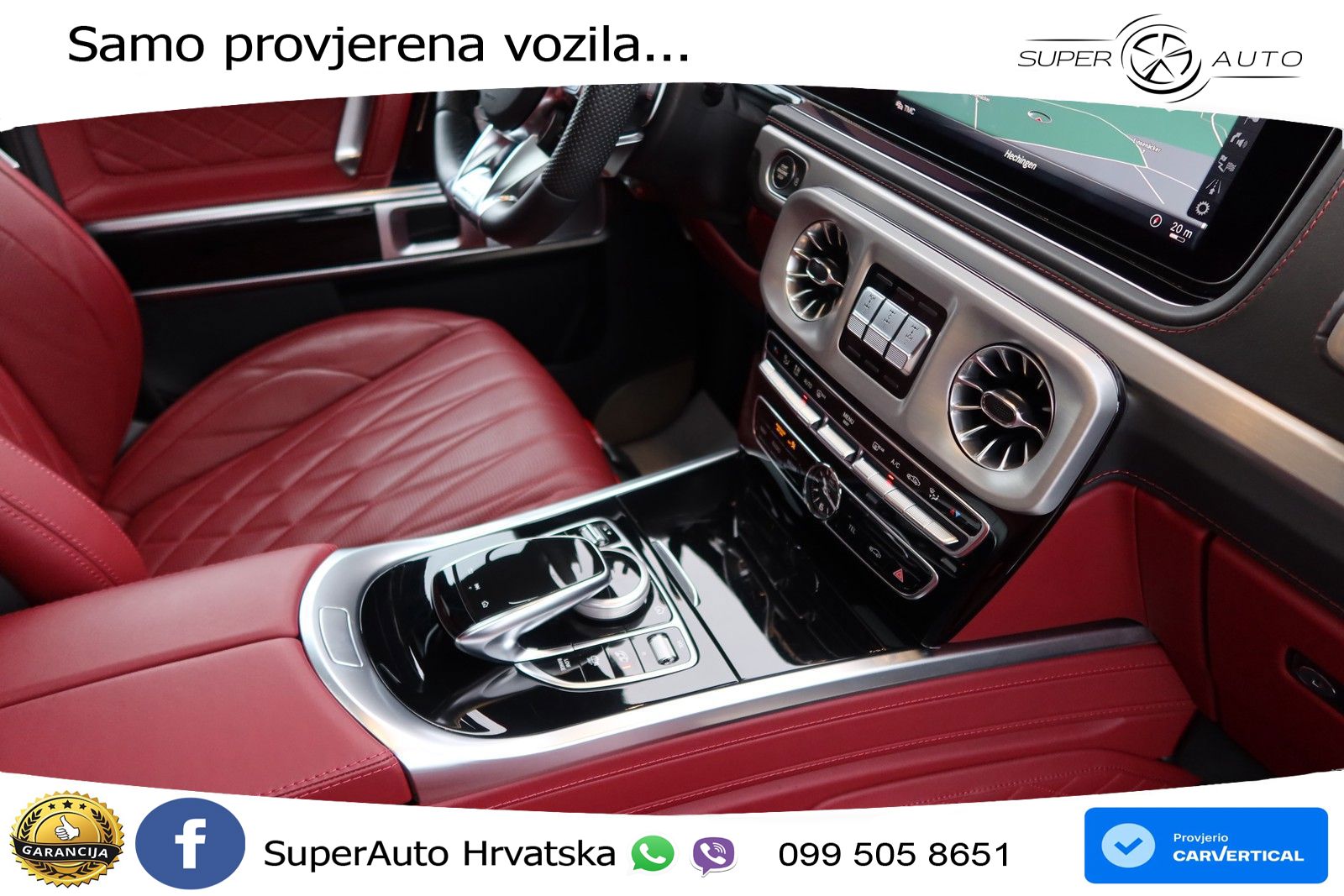 Mercedes AMG G 63 Long V8 (585 KS) 4MATIC 9G-TRONIC AMG SPEEDSHIFT TCT LED+GR SJED+ACC