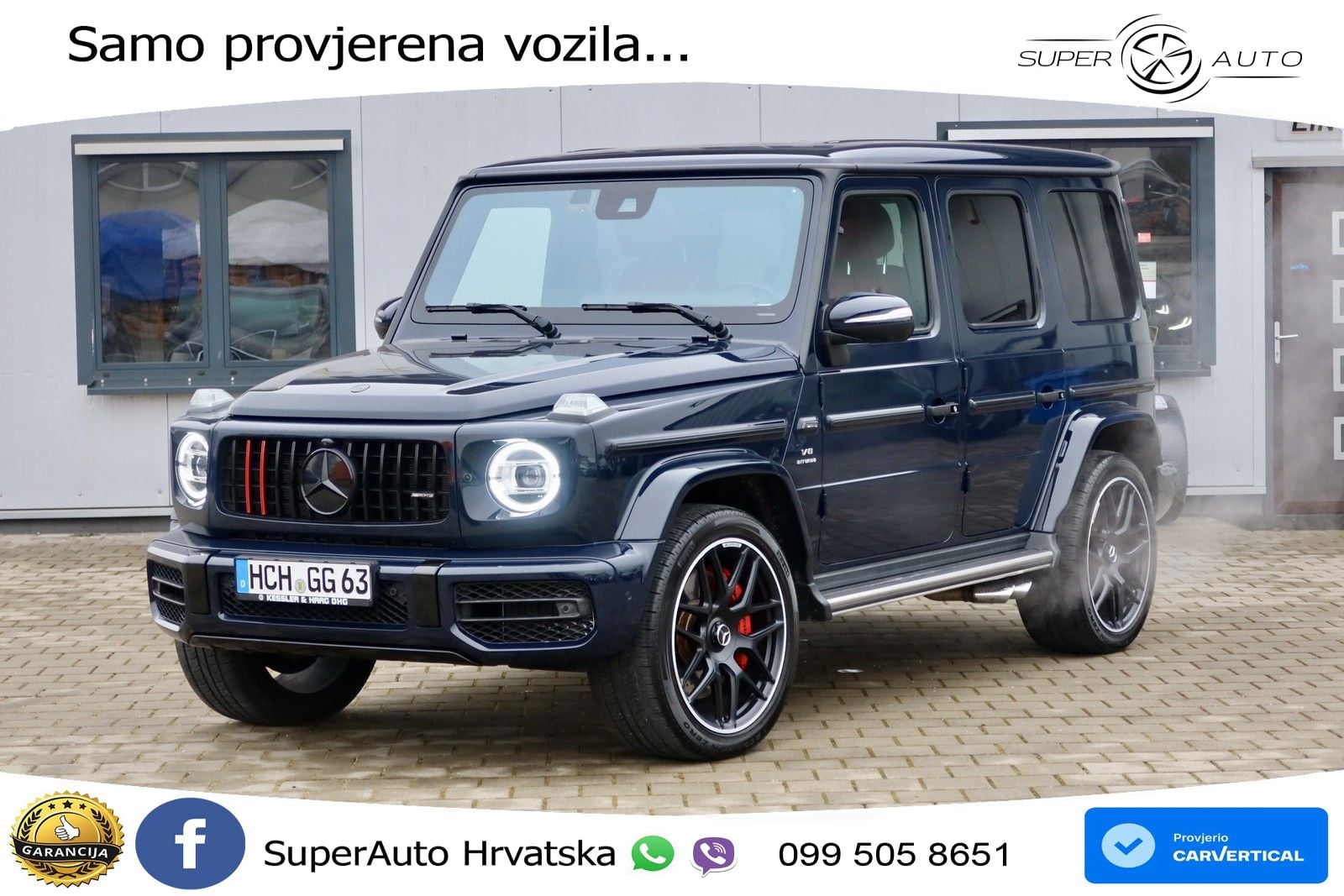 Mercedes AMG G 63 Long V8 (585 KS) 4MATIC 9G-TRONIC AMG SPEEDSHIFT TCT LED+GR SJED+ACC