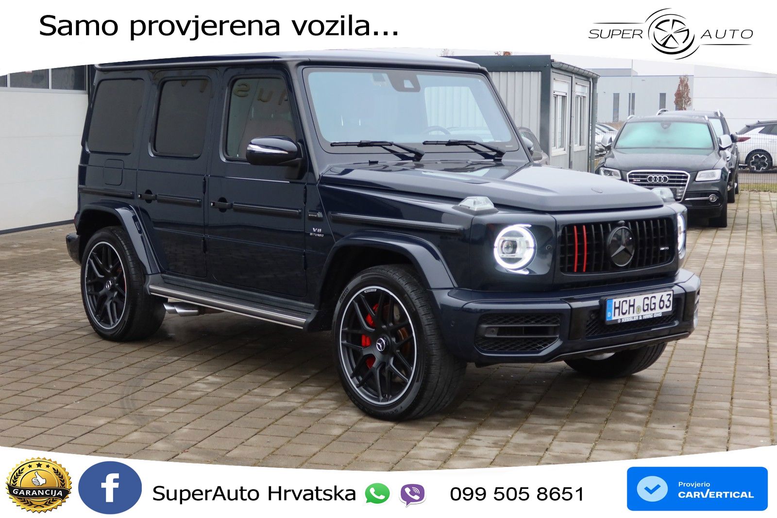 Mercedes AMG G 63 Long V8 (585 KS) 4MATIC 9G-TRONIC AMG SPEEDSHIFT TCT LED+GR SJED+ACC