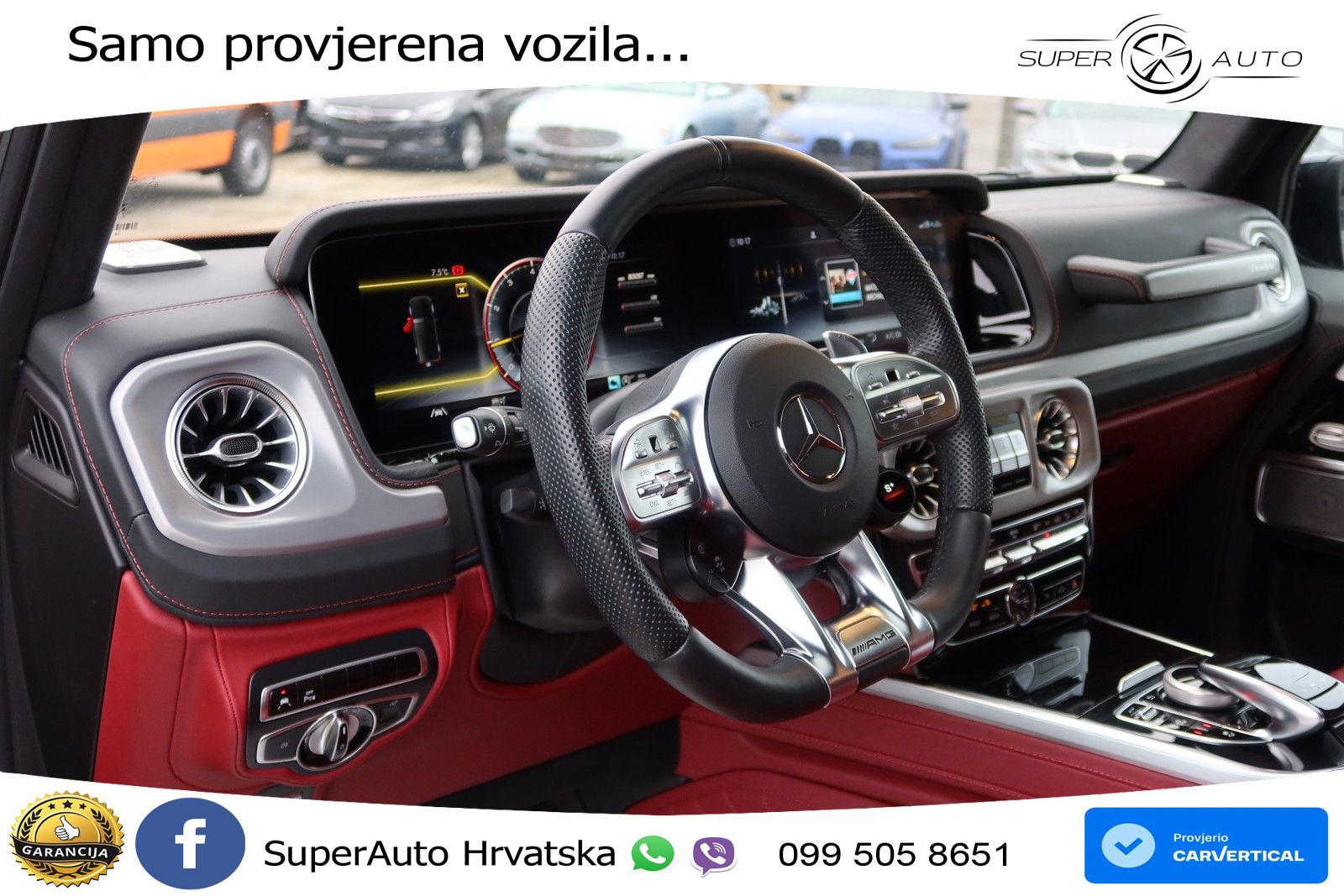 Mercedes AMG G 63 Long V8 (585 KS) 4MATIC 9G-TRONIC AMG SPEEDSHIFT TCT LED+GR SJED+ACC