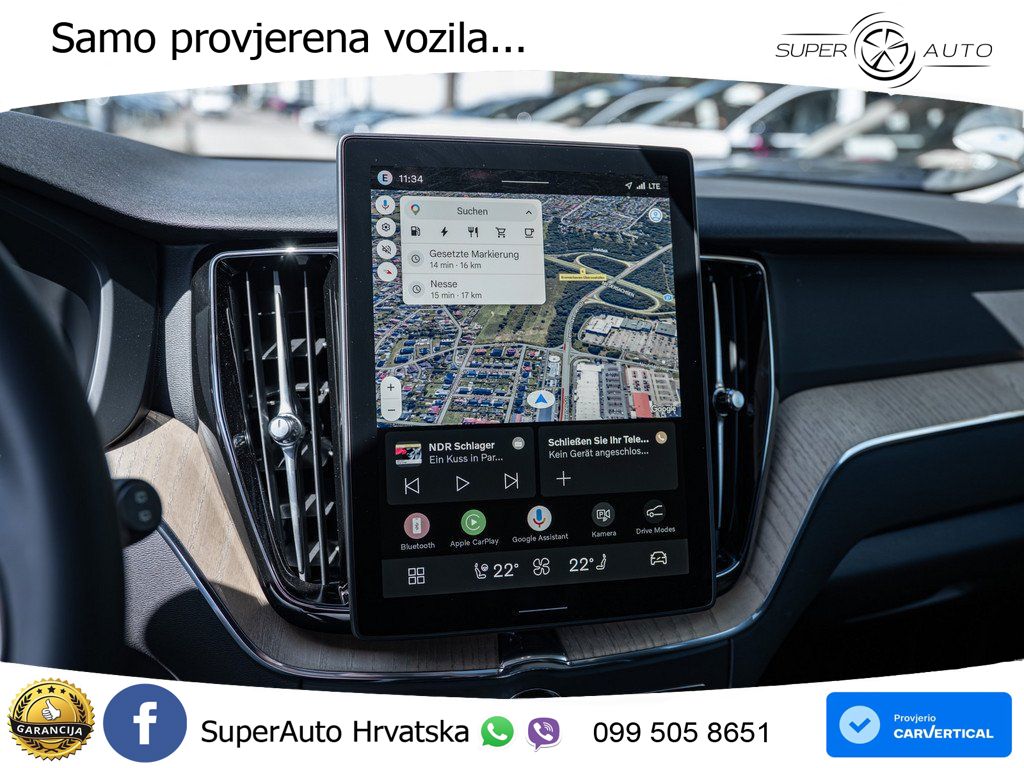 Volvo XC60 T6 AWD Geartronic ACC+GR SJED+360+PANO