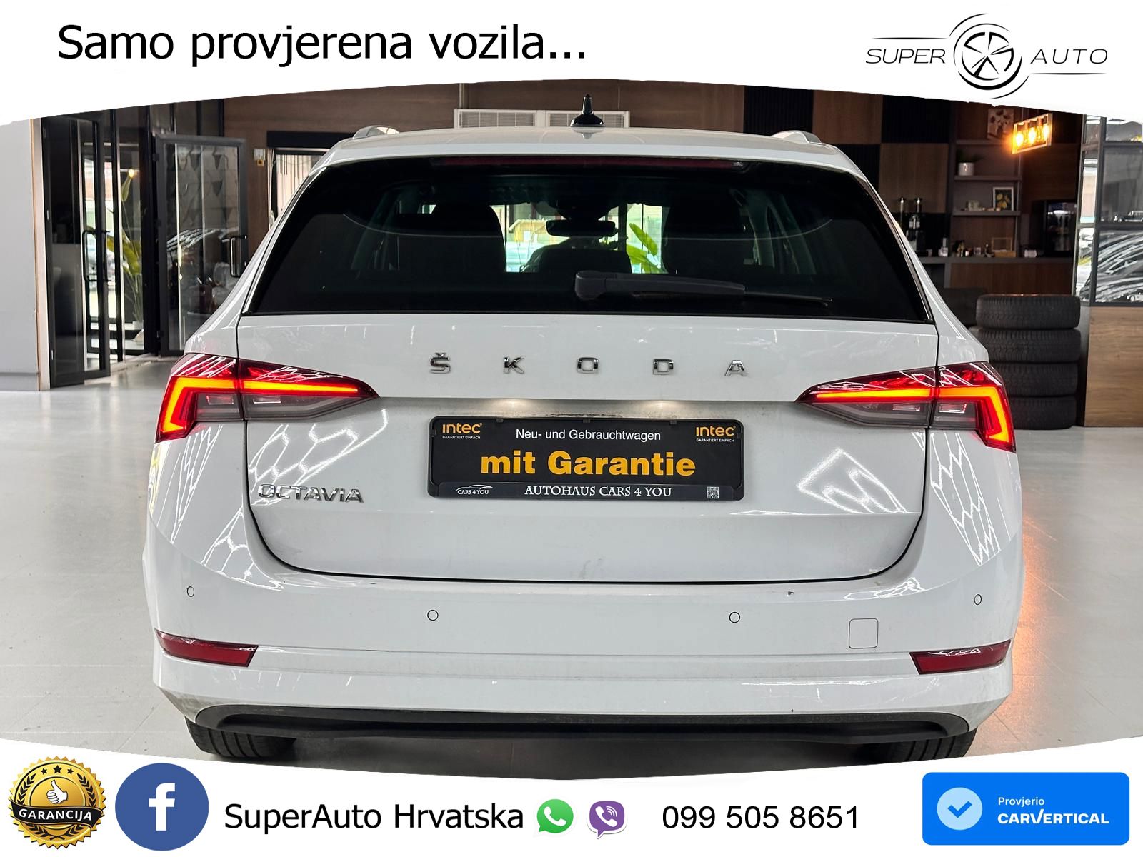 Škoda Octavia Combi 2.0 TDI (150 KS) DSG LED+GR SJED+ACC
