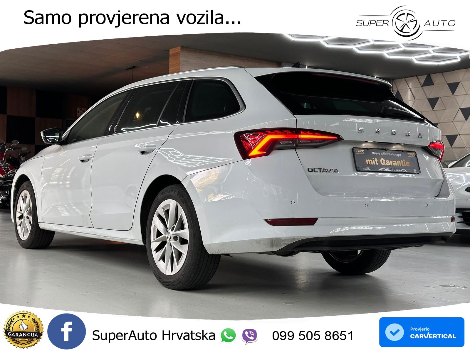 Škoda Octavia Combi 2.0 TDI (150 KS) DSG LED+GR SJED+ACC