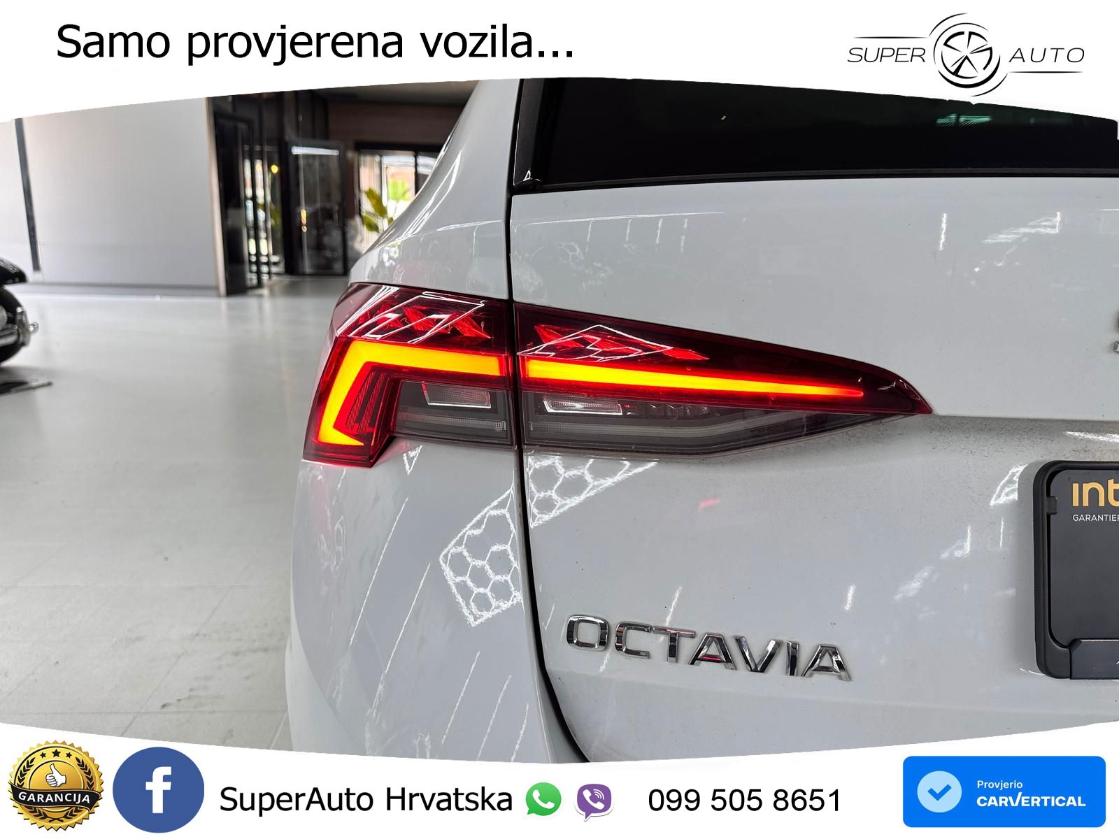 Škoda Octavia Combi 2.0 TDI (150 KS) DSG LED+GR SJED+ACC