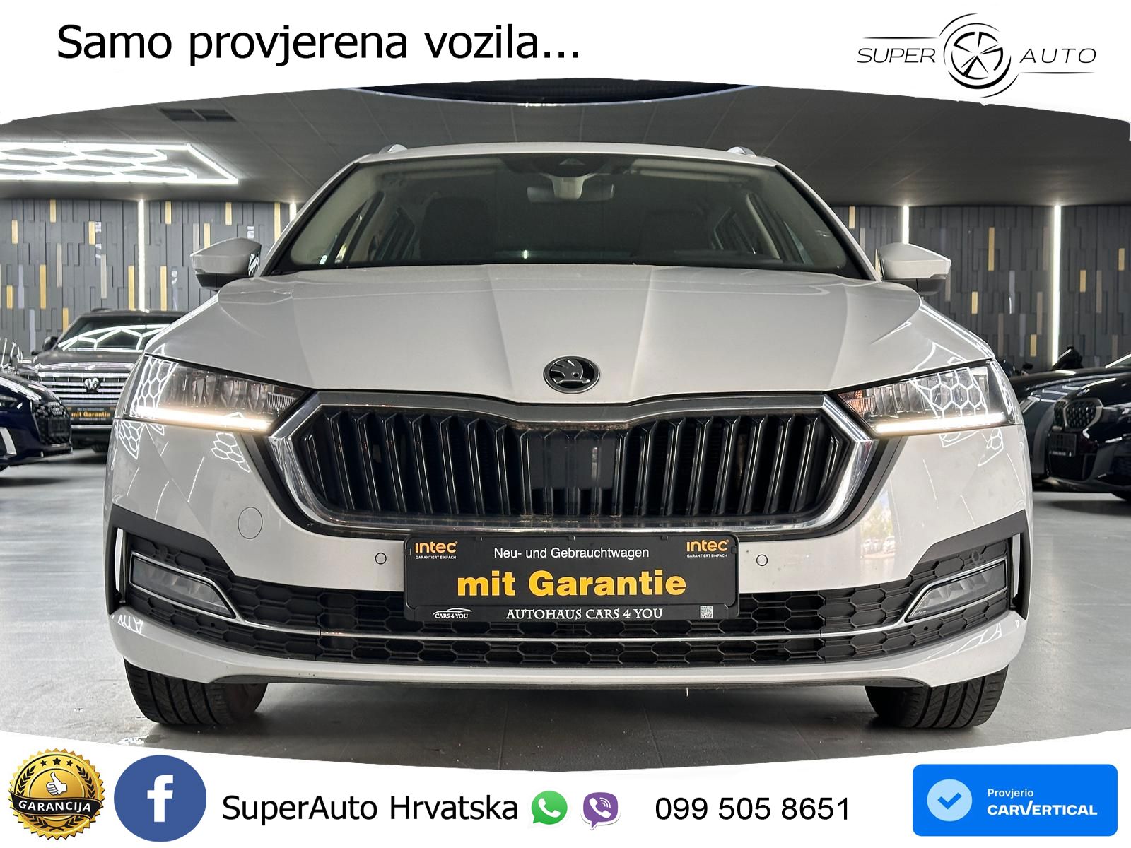 Škoda Octavia Combi 2.0 TDI (150 KS) DSG LED+GR SJED+ACC