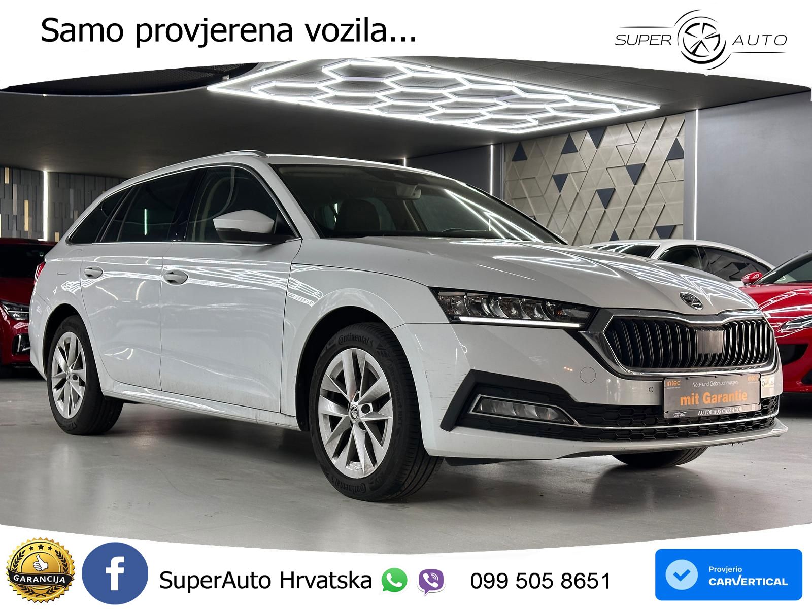 Škoda Octavia Combi 2.0 TDI (150 KS) DSG LED+GR SJED+ACC