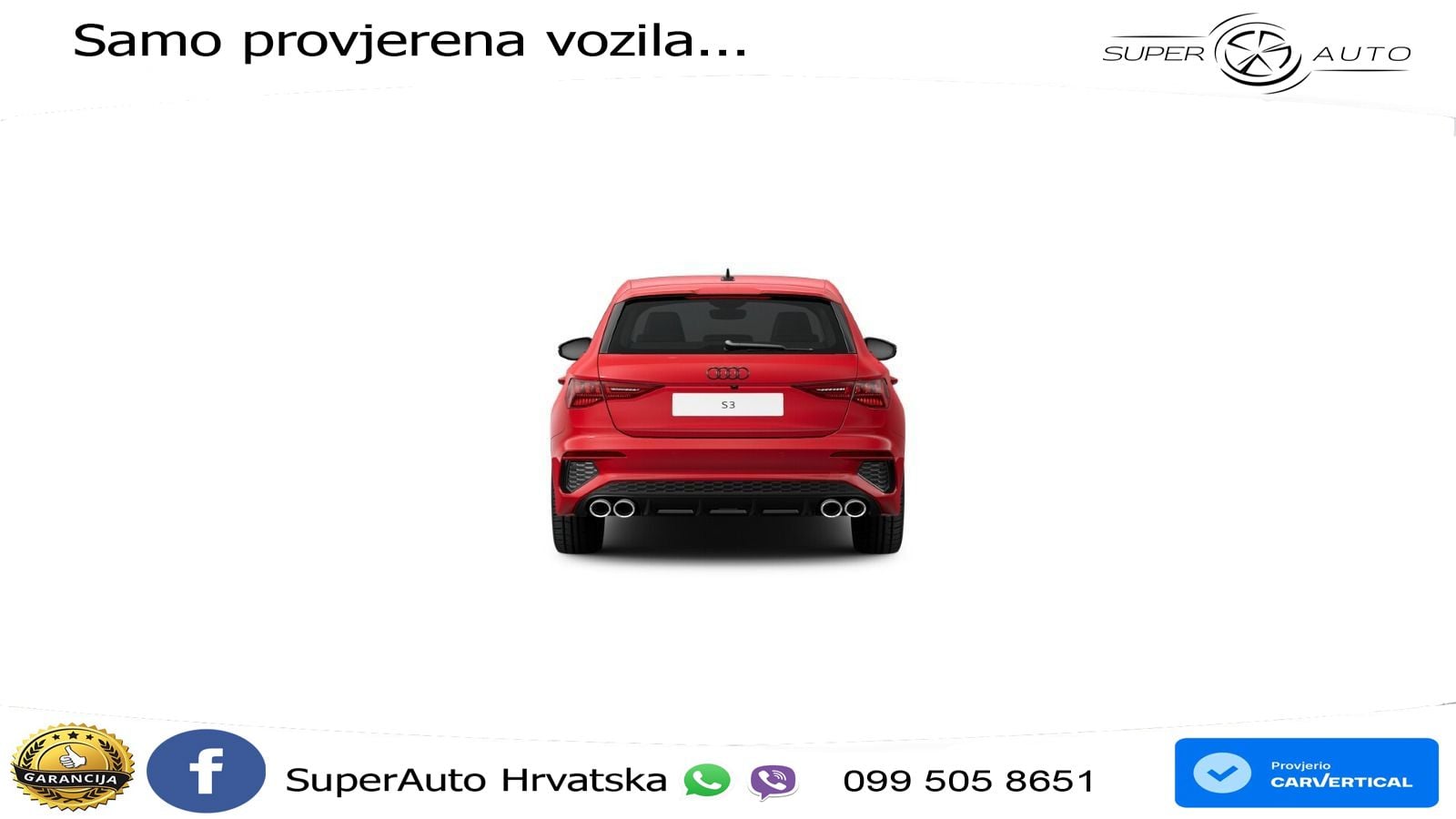 Audi S3 2.0 TFSI (310 KS) quattro S tronic MATRIX+GR SJED+KAM