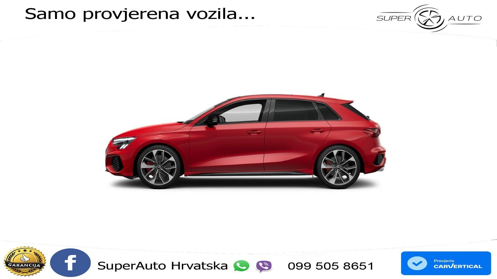 Audi S3 2.0 TFSI (310 KS) quattro S tronic MATRIX+GR SJED+KAM