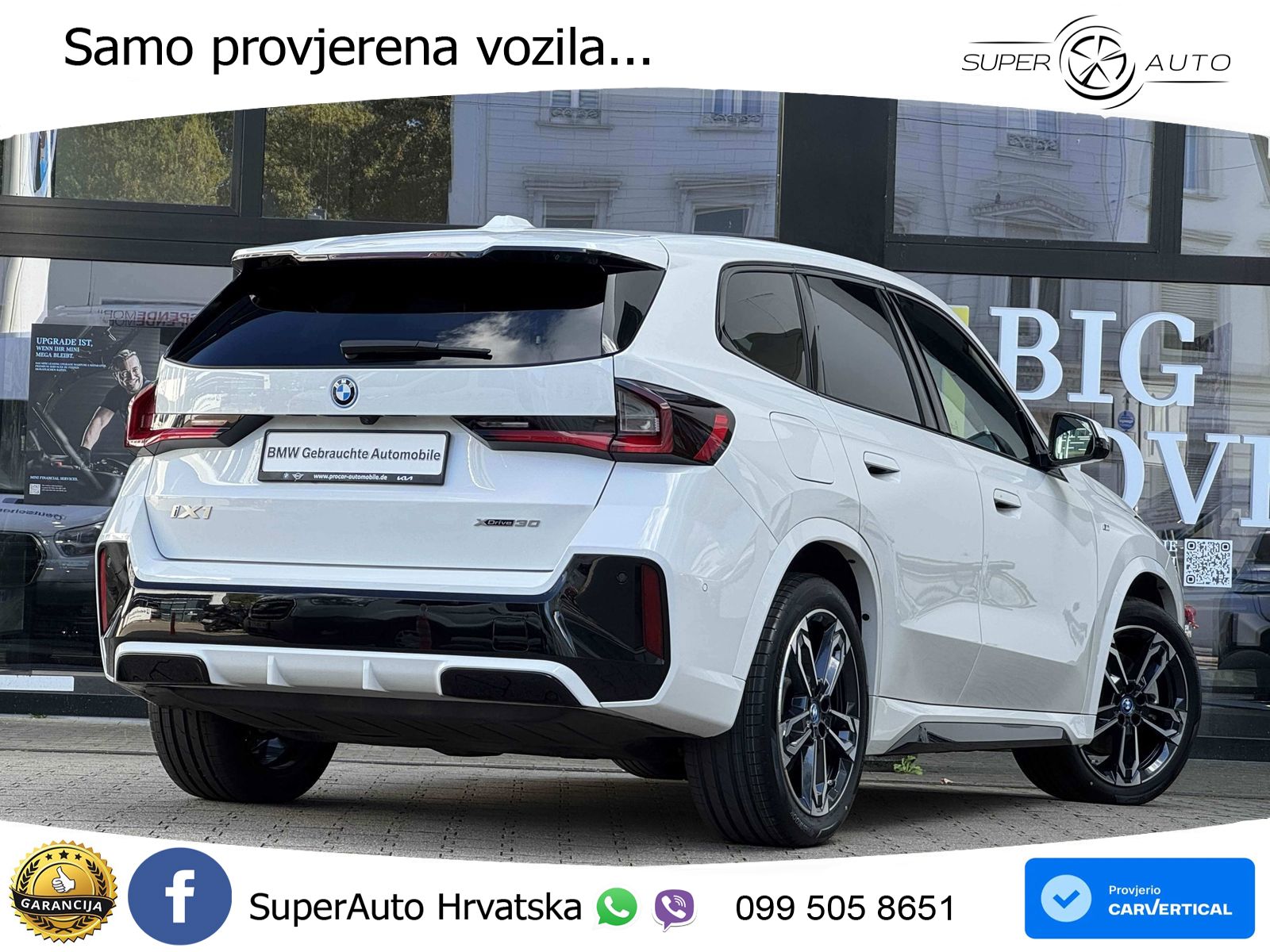 BMW iX1 68 kWh (313 KS) xDrive30 M Sport LED+GR SJED+ACC