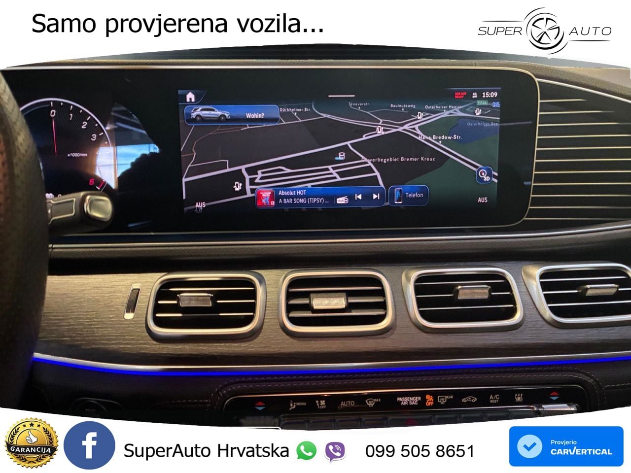 Mercedes GLE 350de (333 KS) 4MATIC 9G-TRONIC AMG ZRAČNI+ACC+GR SJED+KAM+PANO