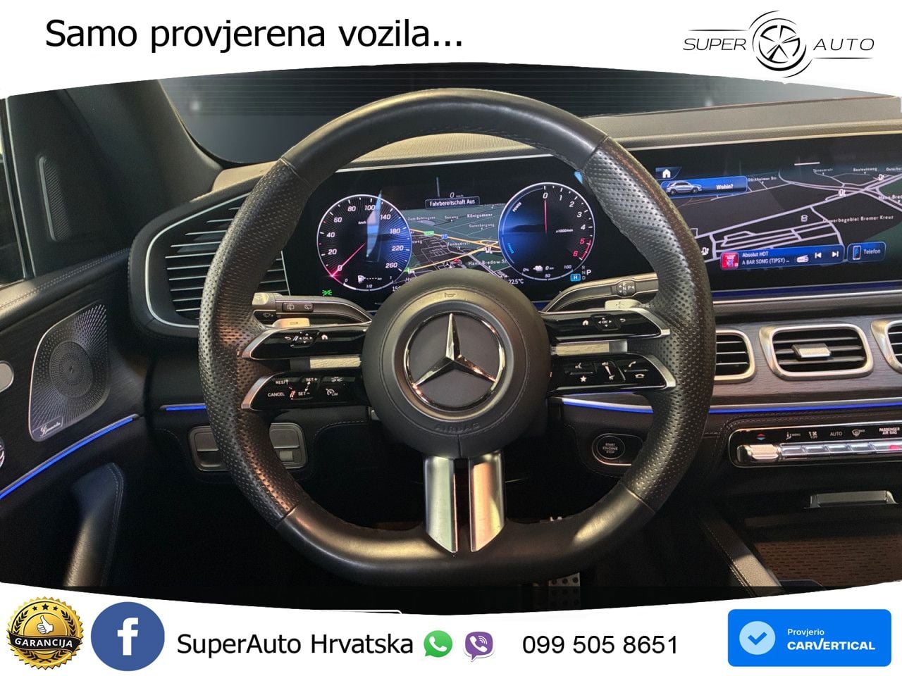 Mercedes GLE 350de (333 KS) 4MATIC 9G-TRONIC AMG ZRAČNI+ACC+GR SJED+KAM+PANO