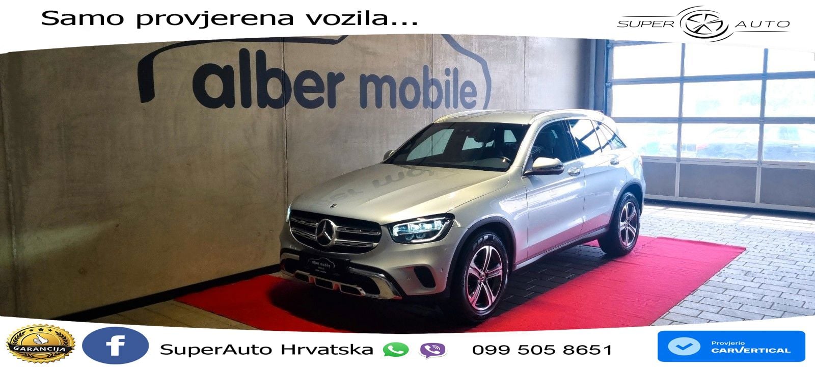 Mercedes GLC 220d (194 KS) 4MATIC G-TRONIC ZRAČNI+ACC+GR SJED+KAM
