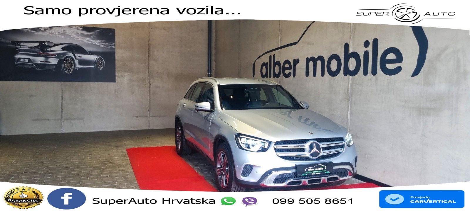 Mercedes GLC 220d (194 KS) 4MATIC G-TRONIC ZRAČNI+ACC+GR SJED+KAM