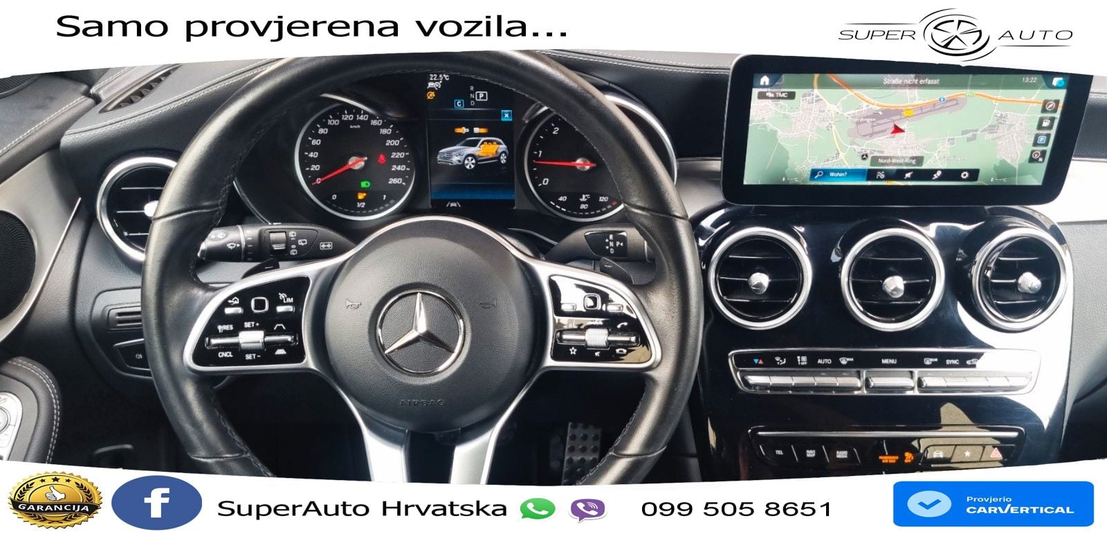 Mercedes GLC 220d (194 KS) 4MATIC G-TRONIC ZRAČNI+ACC+GR SJED+KAM