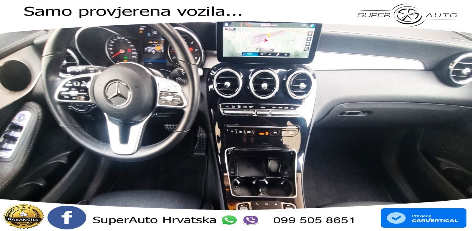 Mercedes GLC 220d (194 KS) 4MATIC G-TRONIC ZRAČNI+ACC+GR SJED+KAM