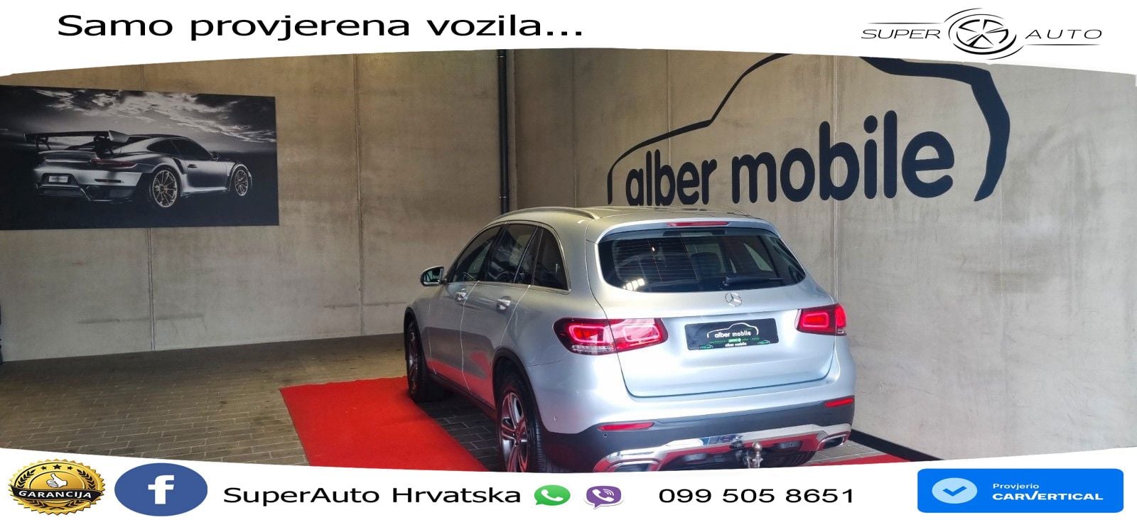 Mercedes GLC 220d (194 KS) 4MATIC G-TRONIC ZRAČNI+ACC+GR SJED+KAM