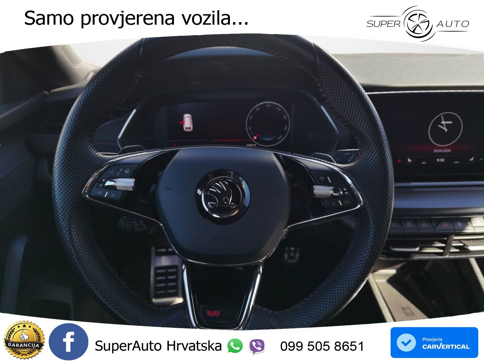 Škoda Octavia Combi RS 2.0 TSI (245 KS) DSG LED+GR SJED+ACC
