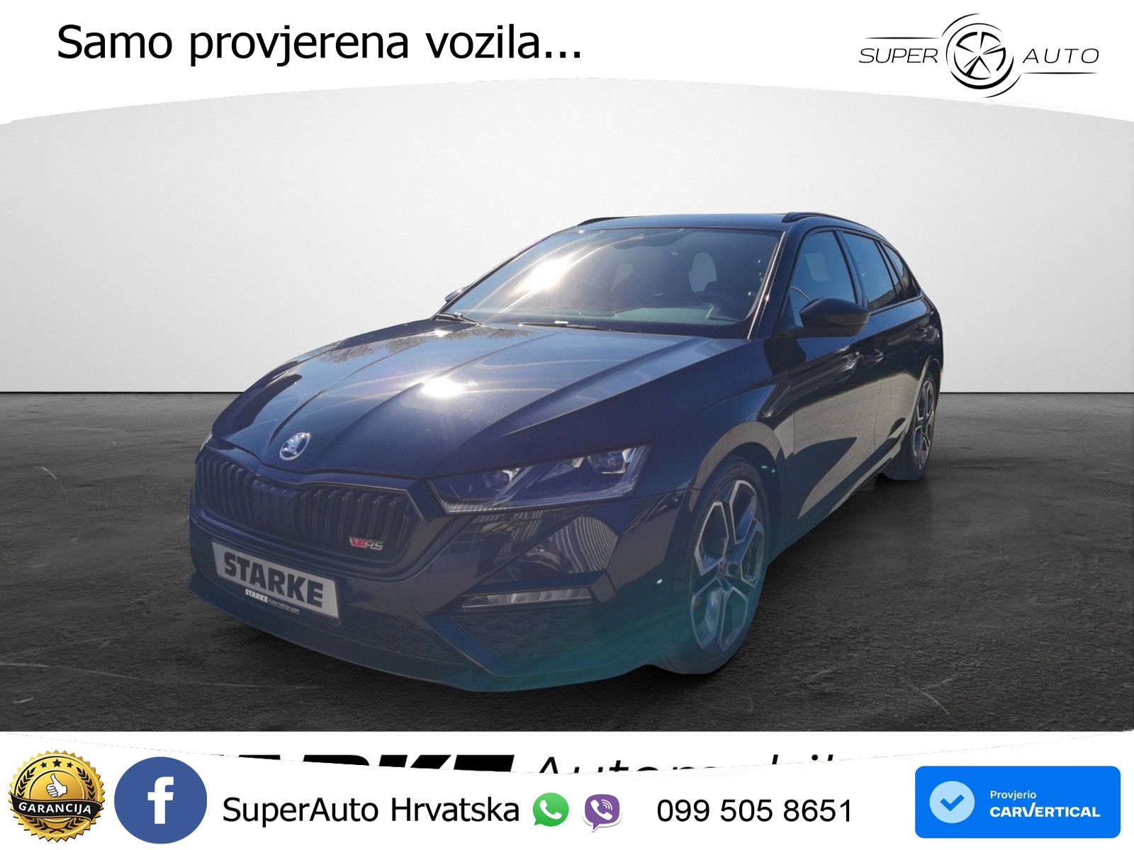 Škoda Octavia Combi RS 2.0 TSI (245 KS) DSG LED+GR SJED+ACC