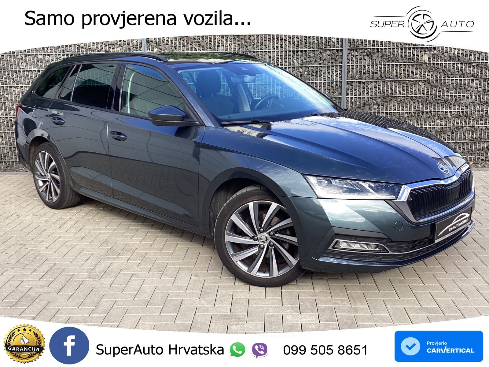 Škoda Octavia Combi 2.0 TDI (150 KS) DSG LED+GR SJED+ACC
