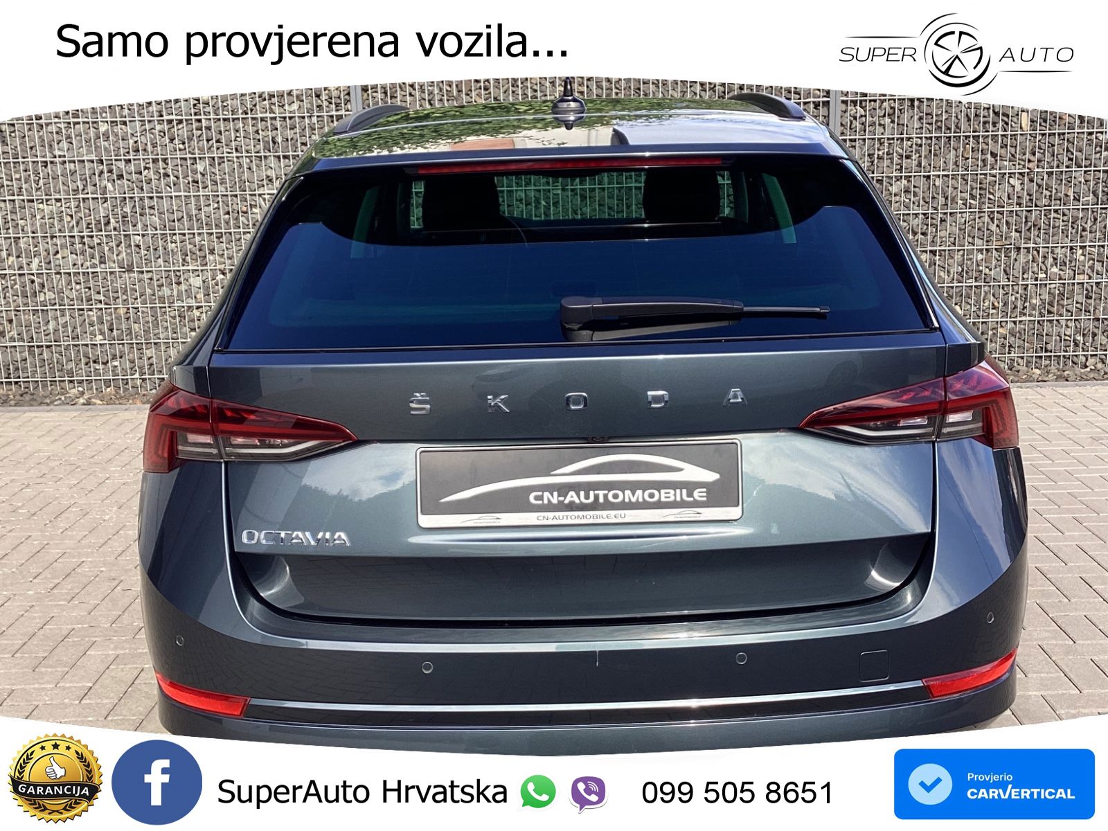 Škoda Octavia Combi 2.0 TDI (150 KS) DSG LED+GR SJED+ACC