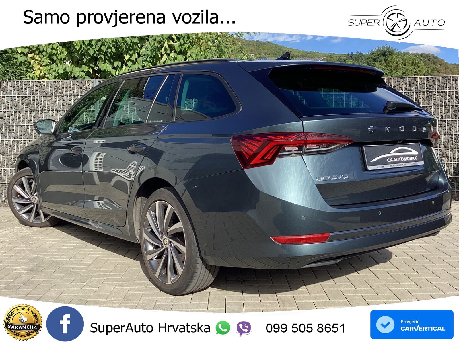 Škoda Octavia Combi 2.0 TDI (150 KS) DSG LED+GR SJED+ACC