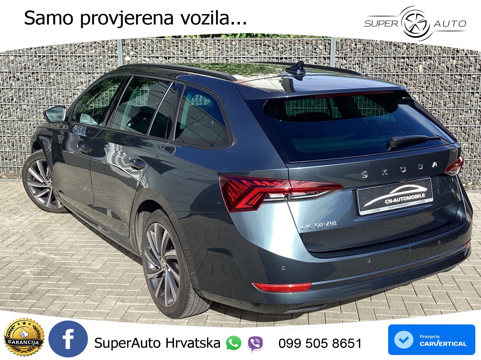 Škoda Octavia Combi 2.0 TDI (150 KS) DSG LED+GR SJED+ACC
