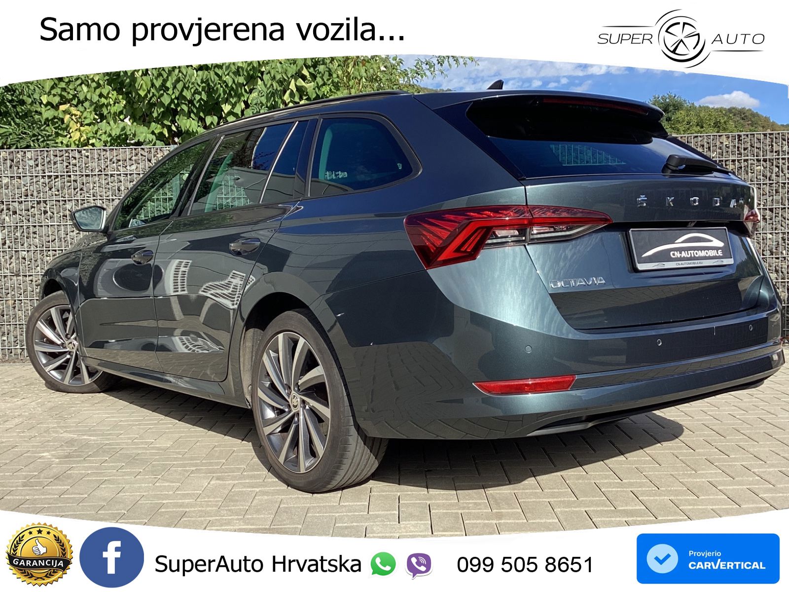 Škoda Octavia Combi 2.0 TDI (150 KS) DSG LED+GR SJED+ACC