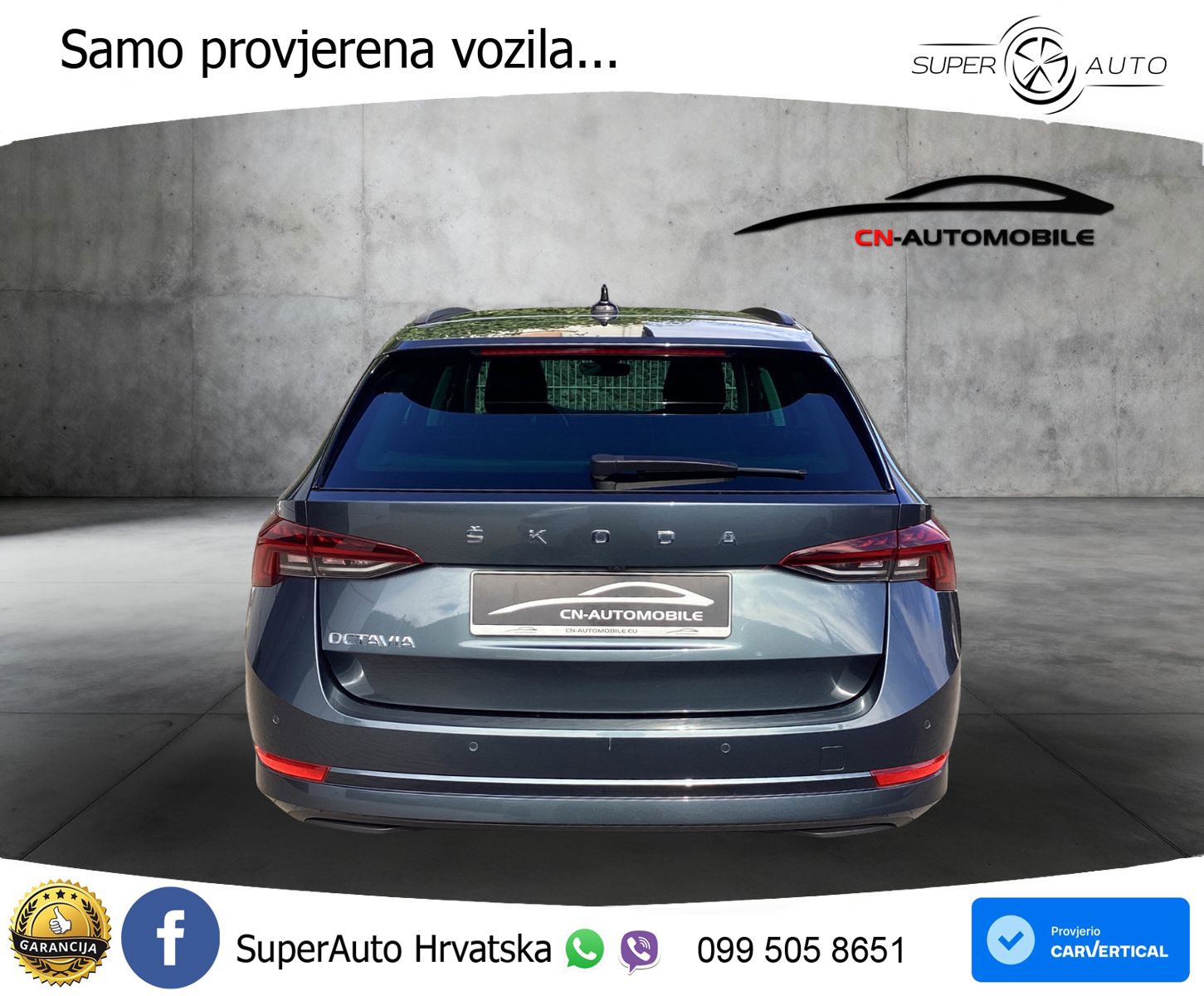 Škoda Octavia Combi 2.0 TDI (150 KS) DSG LED+GR SJED+ACC