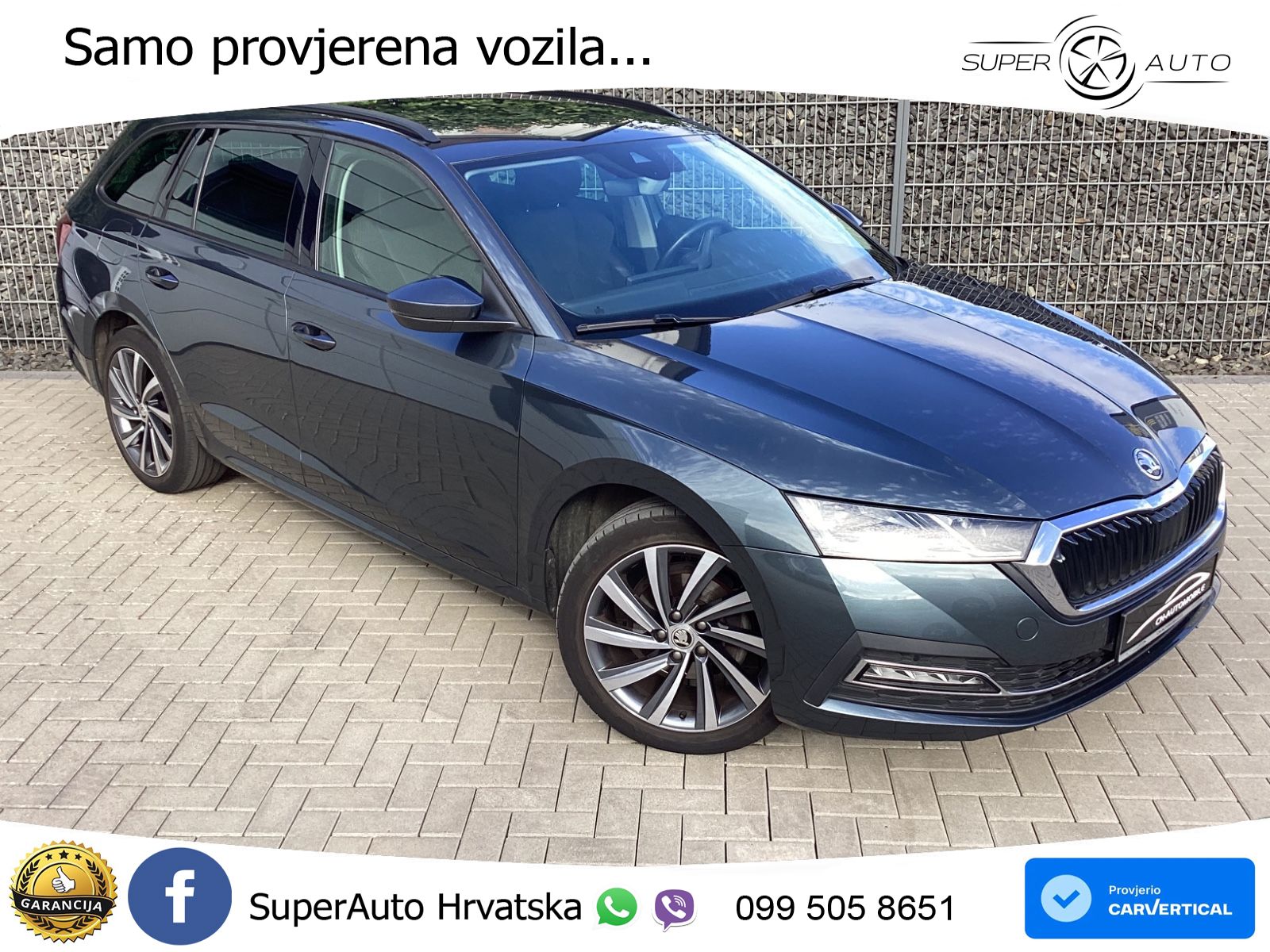 Škoda Octavia Combi 2.0 TDI (150 KS) DSG LED+GR SJED+ACC
