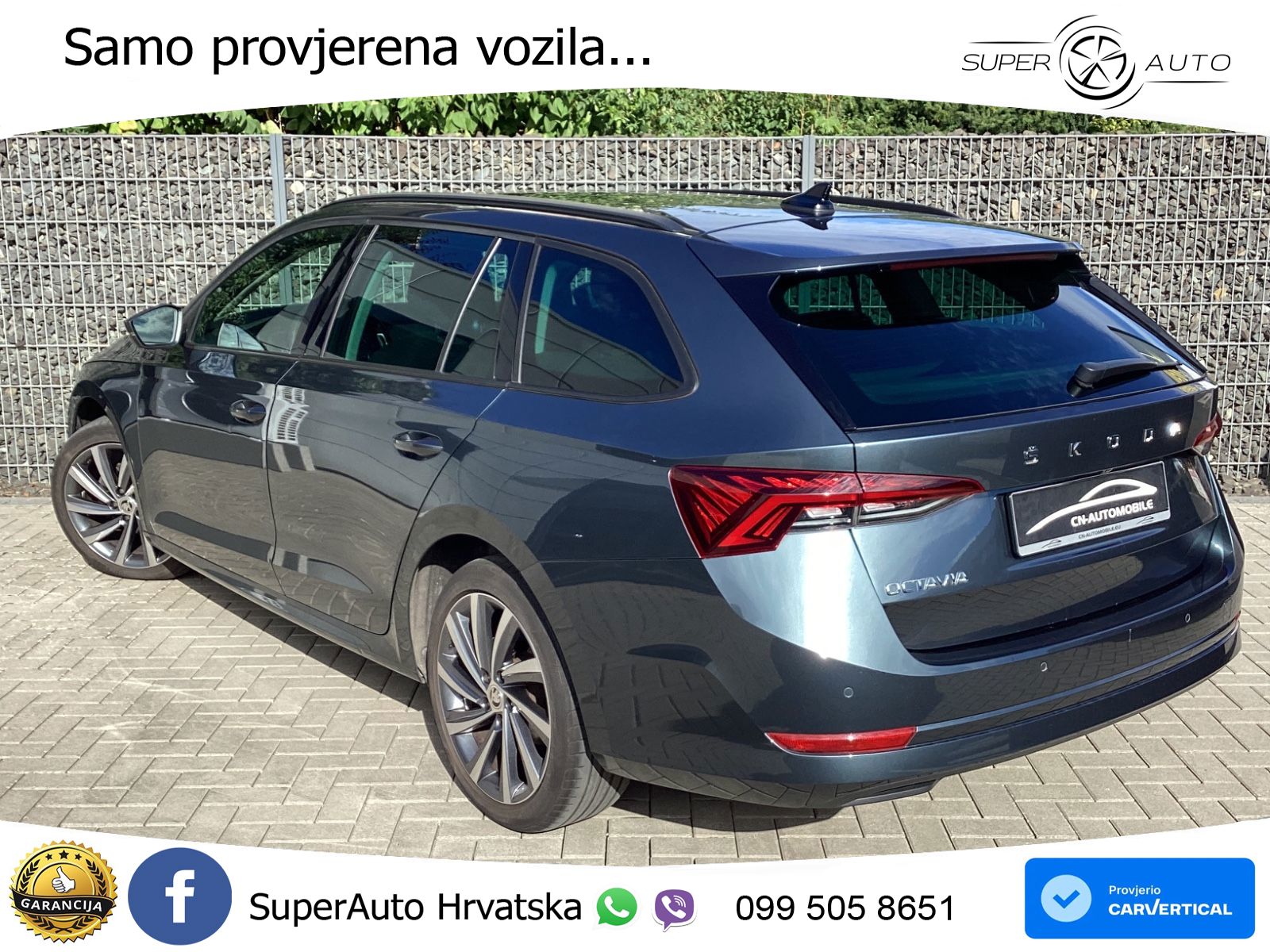 Škoda Octavia Combi 2.0 TDI (150 KS) DSG LED+GR SJED+ACC