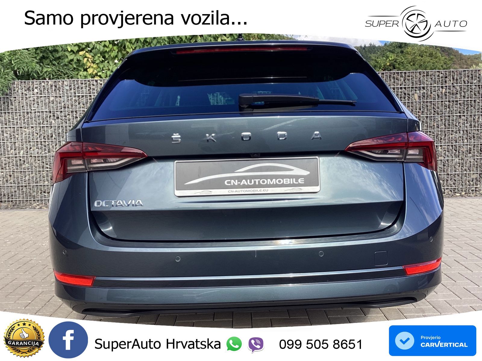 Škoda Octavia Combi 2.0 TDI (150 KS) DSG LED+GR SJED+ACC