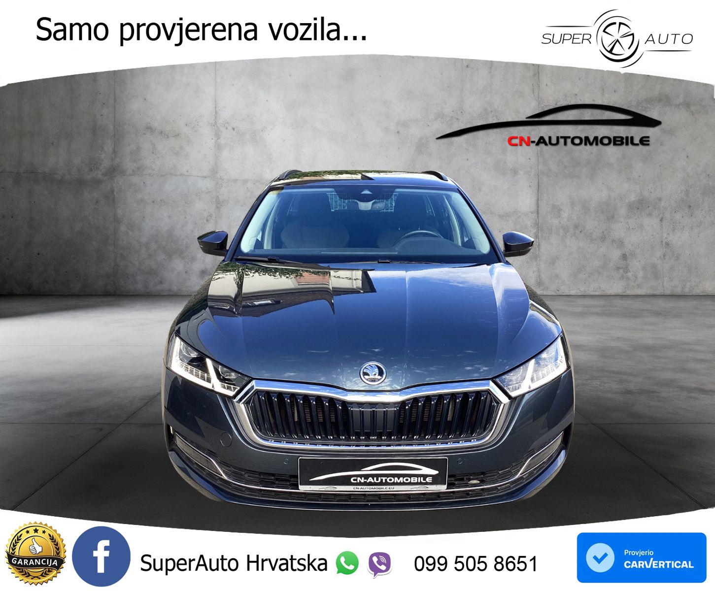 Škoda Octavia Combi 2.0 TDI (150 KS) DSG LED+GR SJED+ACC