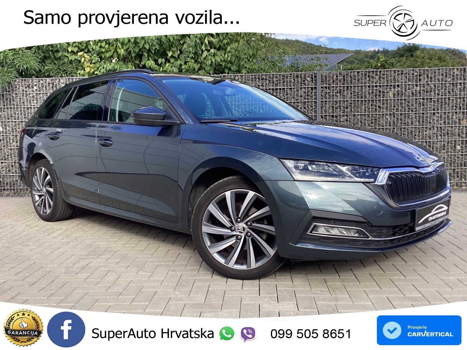 Škoda Octavia Combi 2.0 TDI (150 KS) DSG LED+GR SJED+ACC