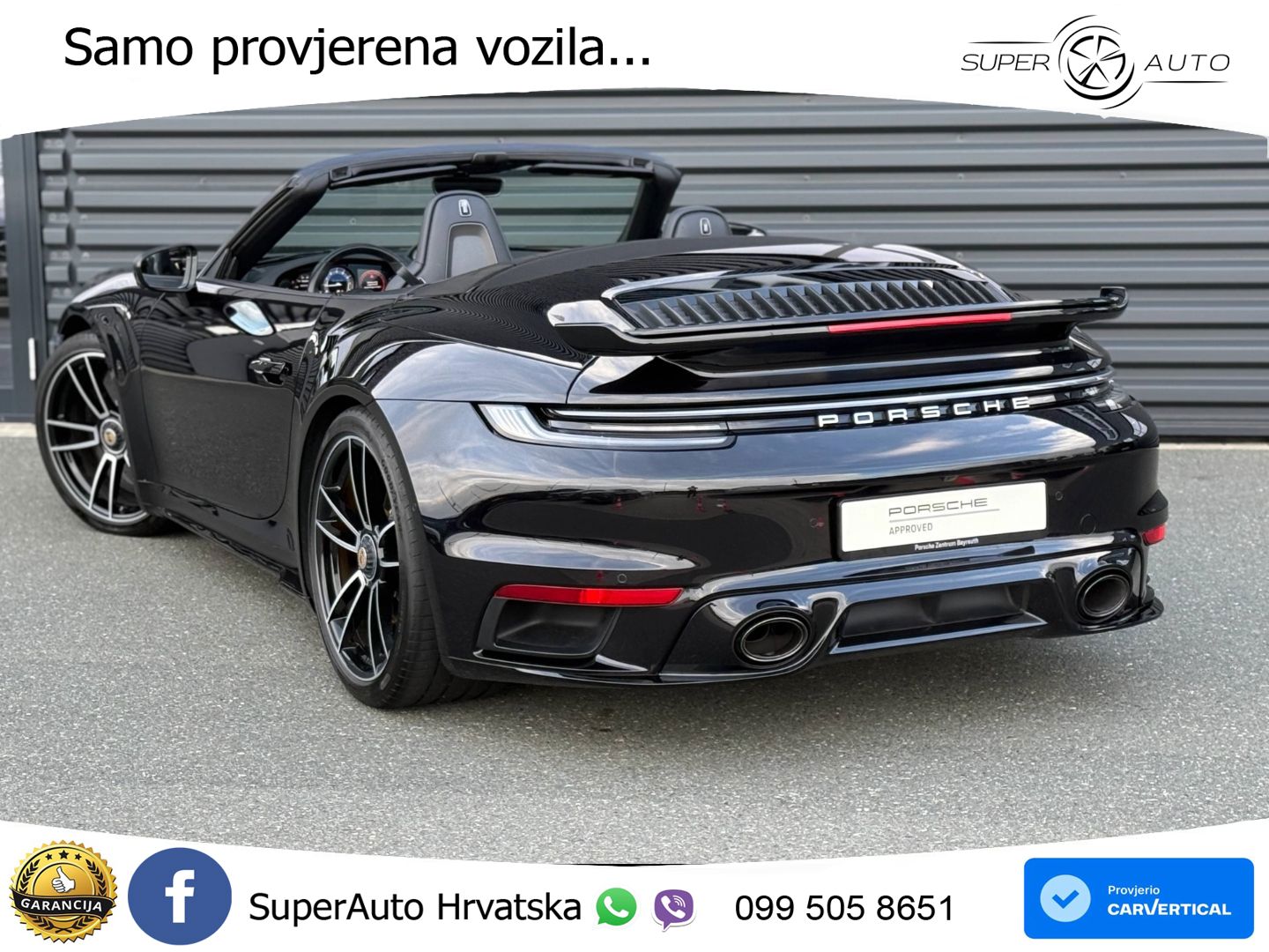 Porsche 911 Turbo S Cabriolet 3.8 (650 KS) PDK LED+GR SJED+ACC
