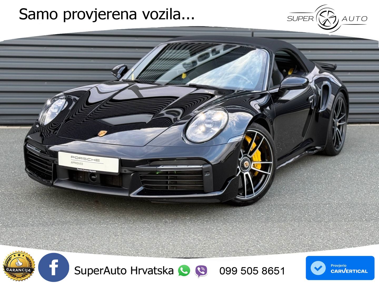 Porsche 911 Turbo S Cabriolet 3.8 (650 KS) PDK LED+GR SJED+ACC