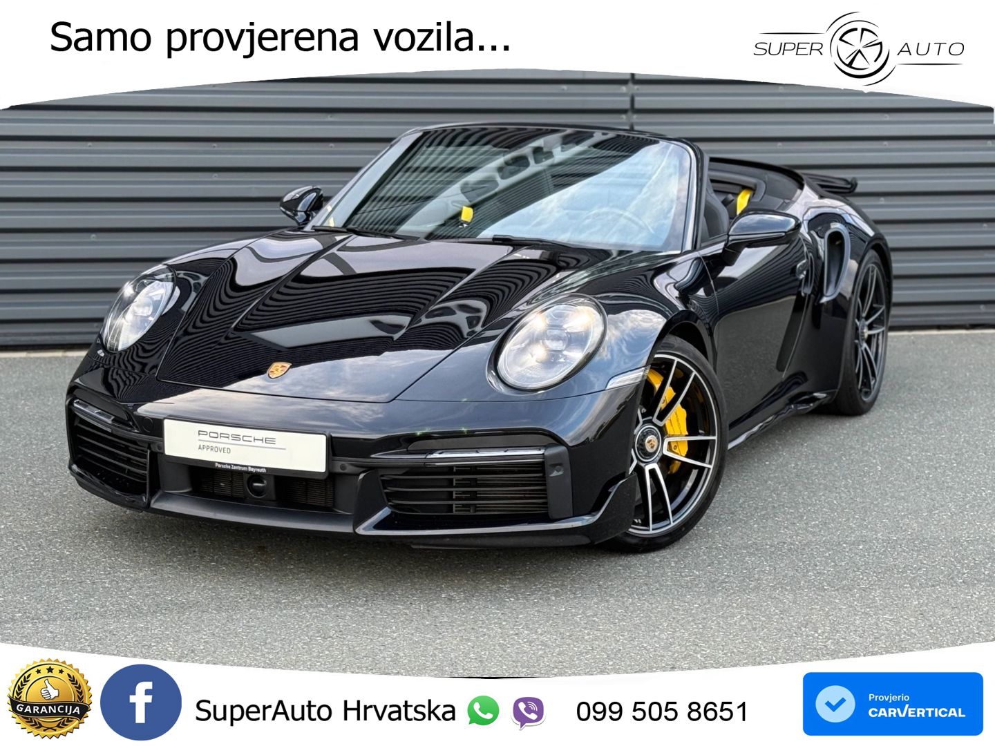 Porsche 911 Turbo S Cabriolet 3.8 (650 KS) PDK LED+GR SJED+ACC