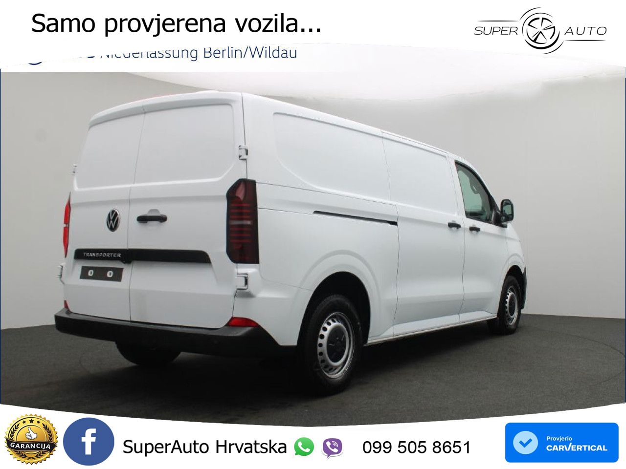 Volkswagen Transporter Kasten Lang VorbAHK Navi PDC Klima 150 KS