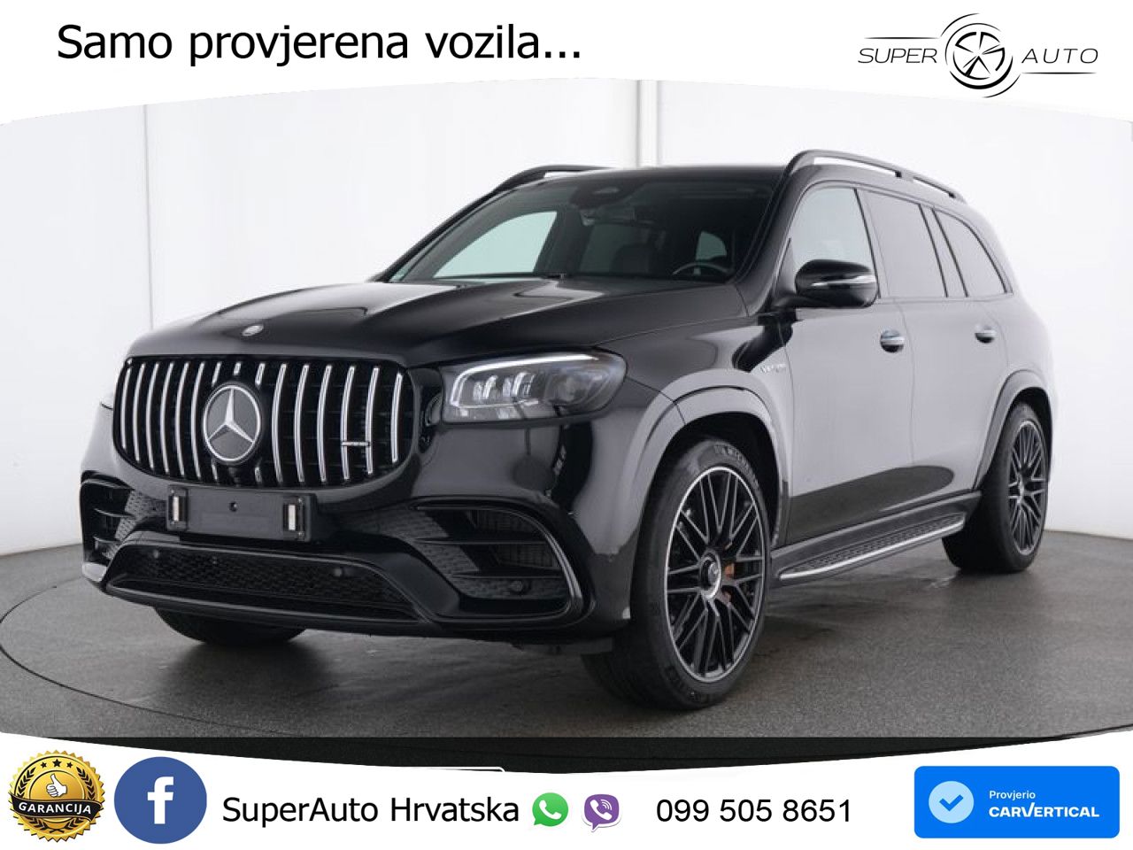 Mercedes-Benz GLS AMG GLS 63 V8 EQ Boost 4MATIC+ AMG SPEEDSHIFT TCT 9G LED+GR SJED+ACC