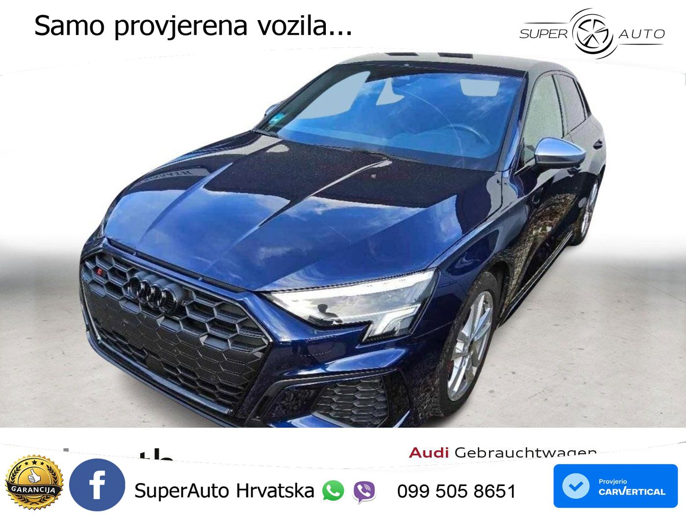 Audi S3 2.0 TFSI (310 KS) quattro S tronic LED+GR SJED+ACC