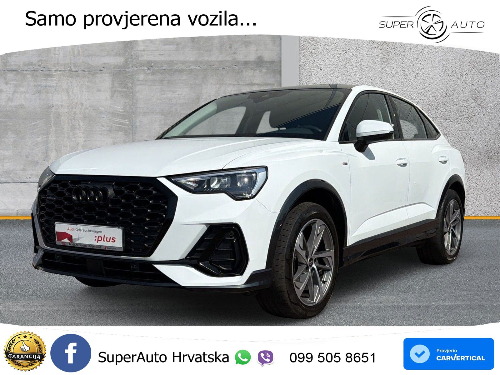 Audi Q3 Sportback 35 TDI (150 KS) quattro S tronic S line LED+GR SJED+ACC
