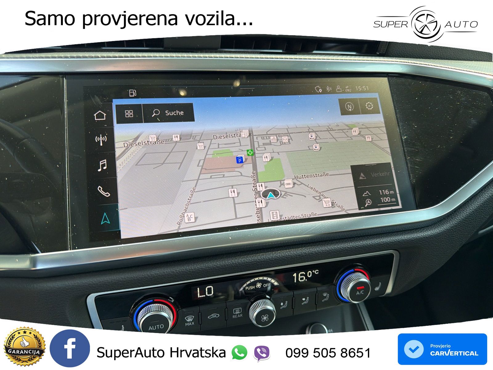 Audi Q3 Sportback 35 TDI (150 KS) quattro S tronic S line LED+GR SJED+ACC