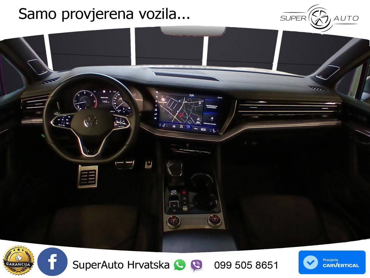 Volkswagen Touareg 3.0 V6 TDI (231 KS) 4MOTION Tiptronic R-Line ZRAČNI+ACC+GR SJED+KAM+PANO