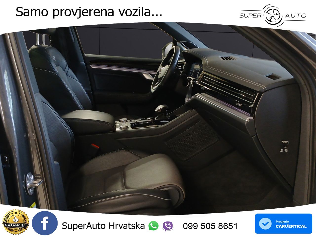 Volkswagen Touareg 3.0 V6 TDI (231 KS) 4MOTION Tiptronic R-Line ZRAČNI+ACC+GR SJED+KAM+PANO