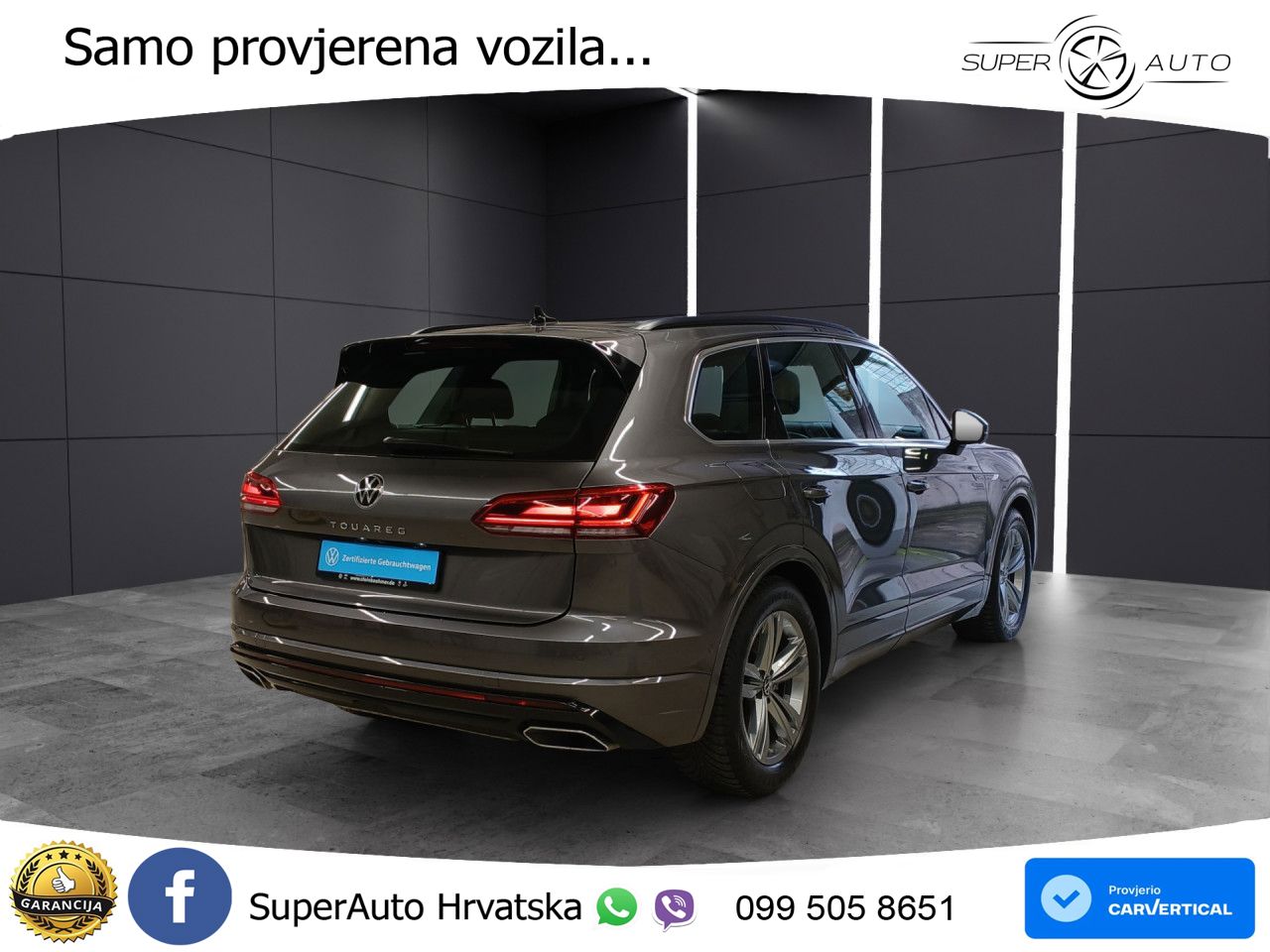 Volkswagen Touareg 3.0 V6 TDI (231 KS) 4MOTION Tiptronic R-Line ZRAČNI+ACC+GR SJED+KAM+PANO