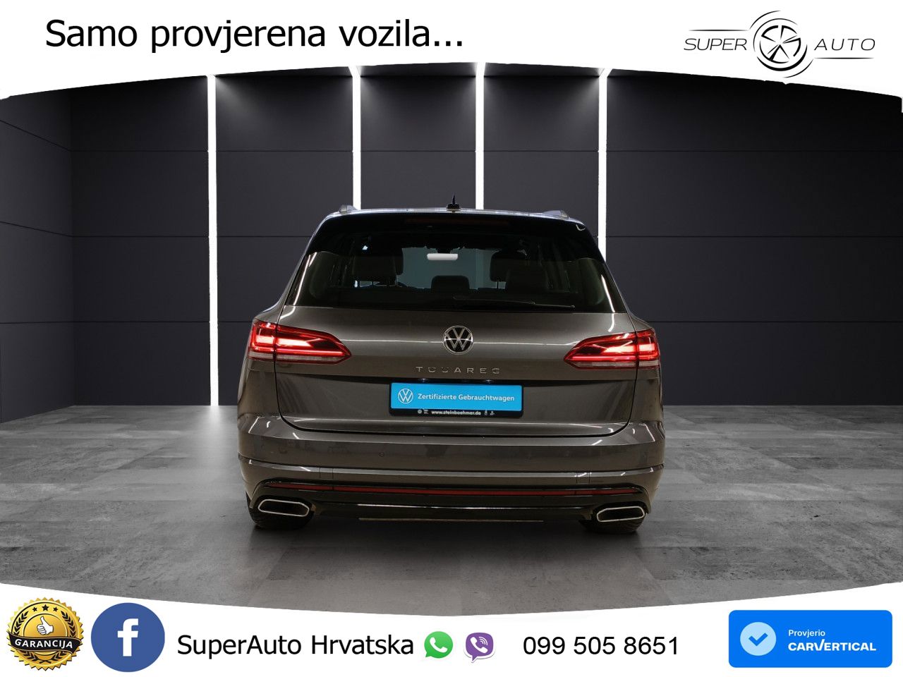 Volkswagen Touareg 3.0 V6 TDI (231 KS) 4MOTION Tiptronic R-Line ZRAČNI+ACC+GR SJED+KAM+PANO