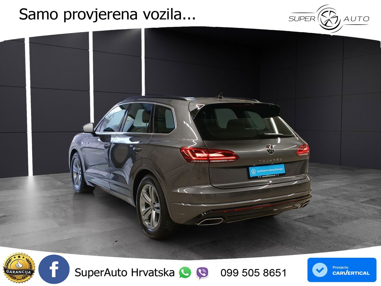 Volkswagen Touareg 3.0 V6 TDI (231 KS) 4MOTION Tiptronic R-Line ZRAČNI+ACC+GR SJED+KAM+PANO