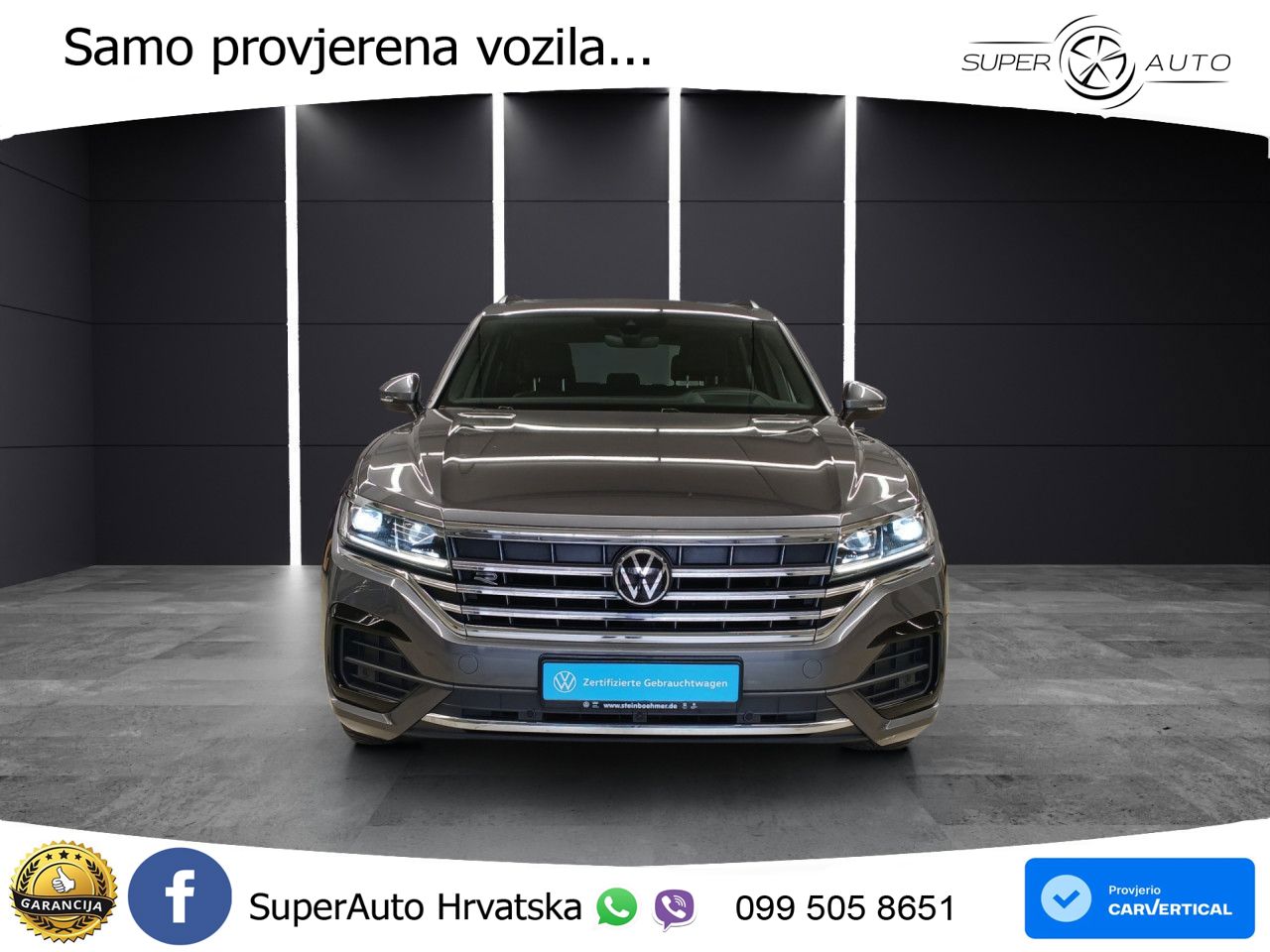 Volkswagen Touareg 3.0 V6 TDI (231 KS) 4MOTION Tiptronic R-Line ZRAČNI+ACC+GR SJED+KAM+PANO