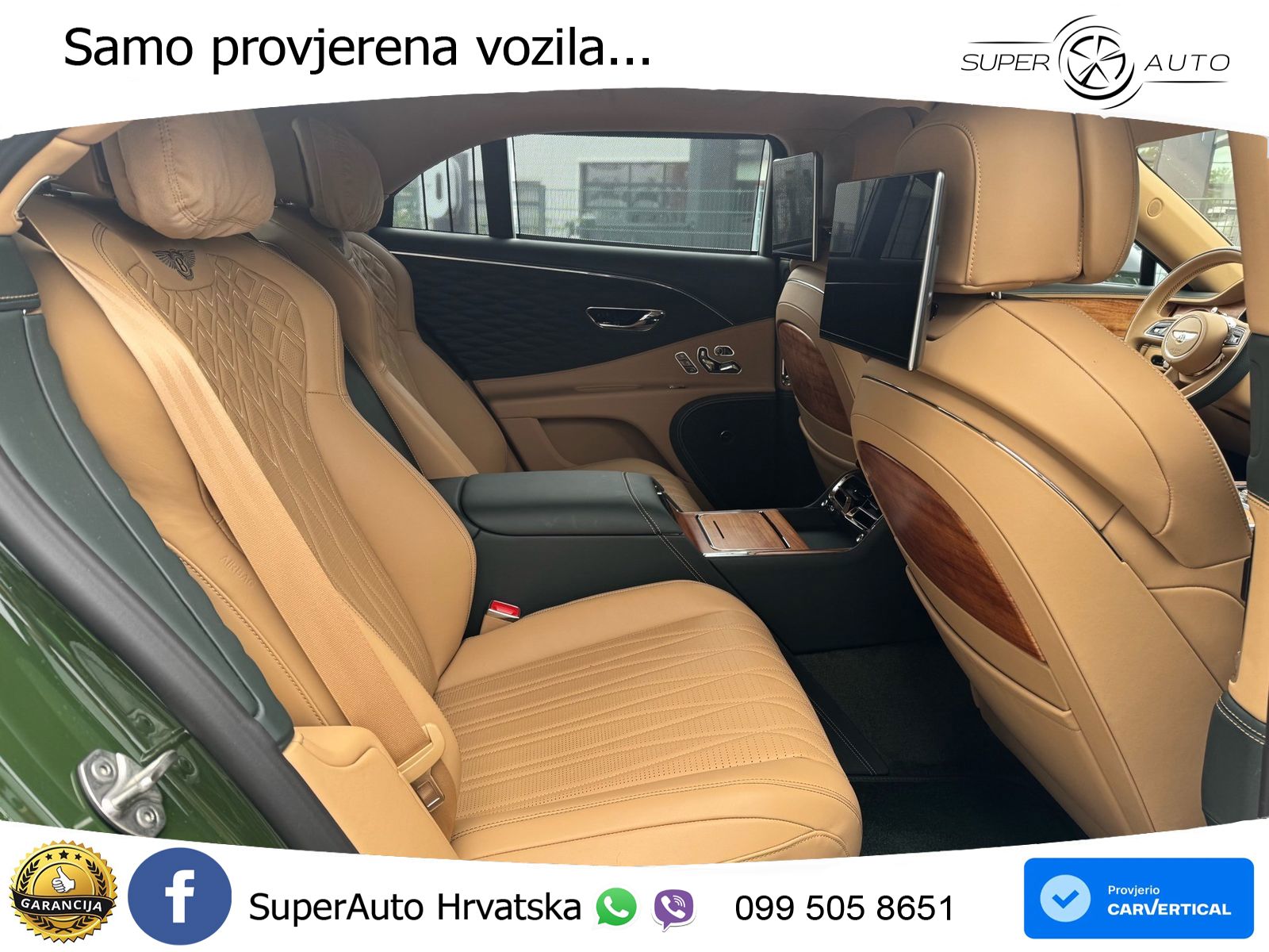 Bentley Flying Spur III 6.0 W12 (635 KS) AWD Automatic ZRAČNI+ACC+4xGR SJED+KAM