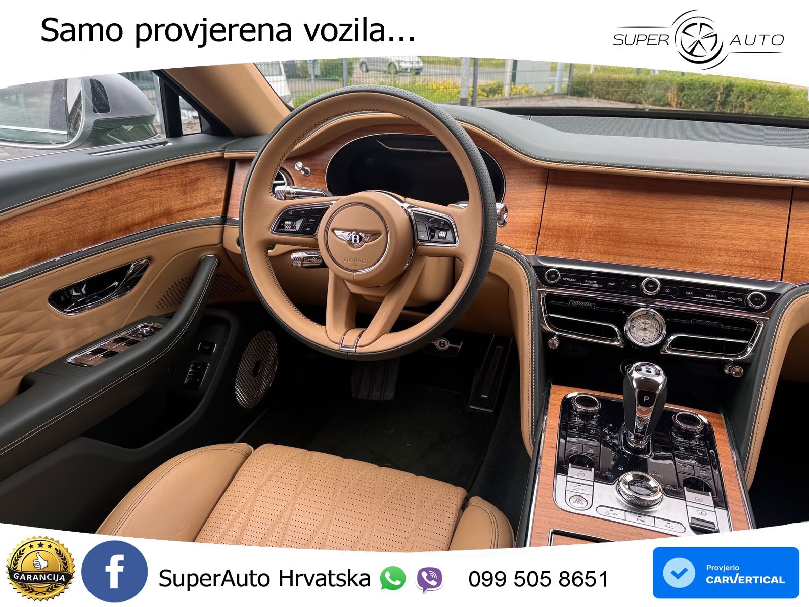 Bentley Flying Spur III 6.0 W12 (635 KS) AWD Automatic ZRAČNI+ACC+4xGR SJED+KAM
